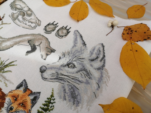 Набор для вышивания "Зоология. Лисица обыкновенная". Арт 03.014.17