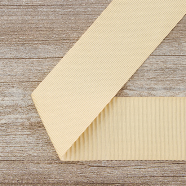 Лента репсовая SAFISA, 50 мм, 25 м, цвет 21 персиковый айвори. Арт 350-50мм-21