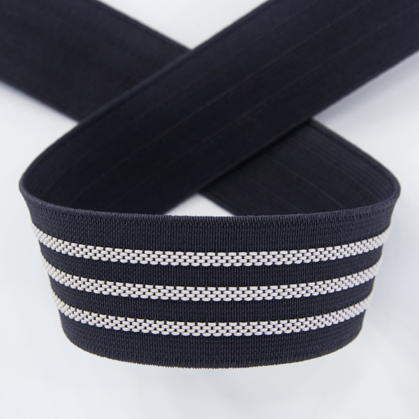 Резинка поясная с фиксацией, 32 мм, цвет серый. Арт 822782432L4006