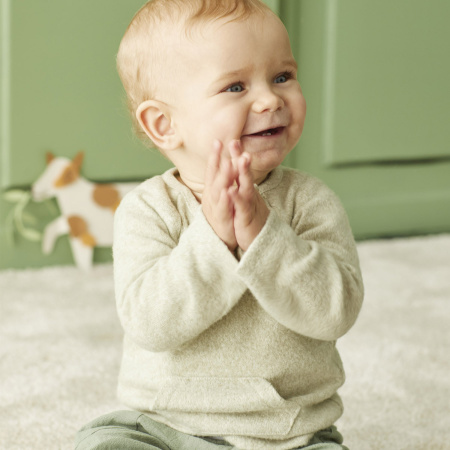 Ткань Recycled Brushed Jercey, 53% переработанный полиэстер, 28% хлопок, 15% полиэс. 135 см, 220г/м². Арт 2164.3