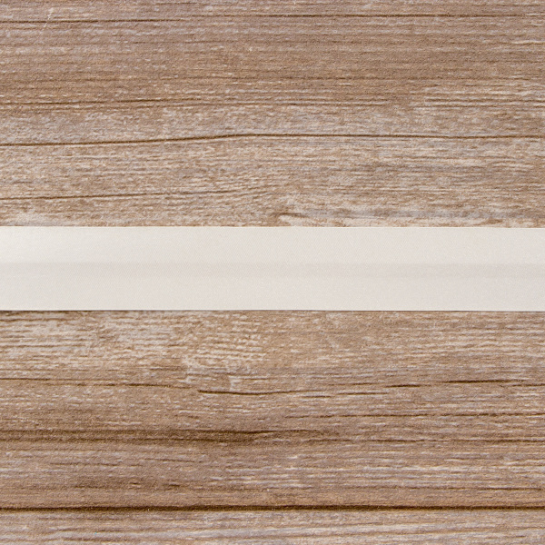 Косая бейка атласная 30 мм, 25 м, цвет 27, светло-серый. Арт 6260-30мм-27            