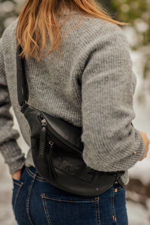 Поясная  сумка "Vegas" Black. Арт QB-4229/Black