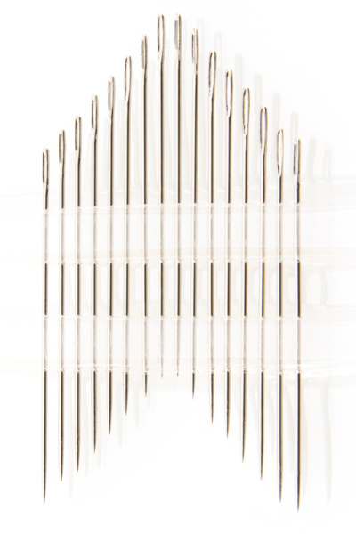 Иглы ручные для вышивания с острым кончиком, №8, 16 шт. Арт 200.8                   