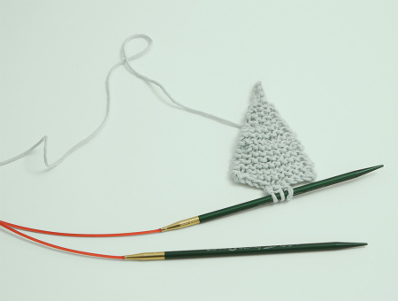 Спицы металлические круговые супергладкие addiChristmas, №6, 60 см.. Арт 705-2/6-60