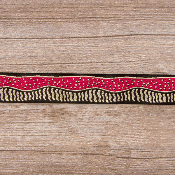 Лента жаккардовая SAFISA, 20 мм, 15 м, цвет 01. Арт 9272-20мм-01