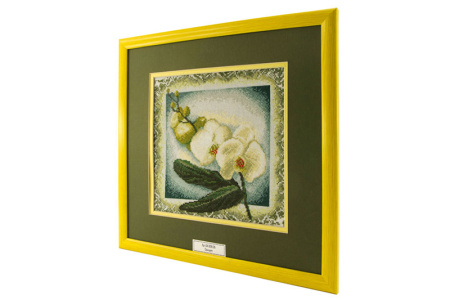 Вышитая картина "Орхидея". Арт Модель 04.008.06