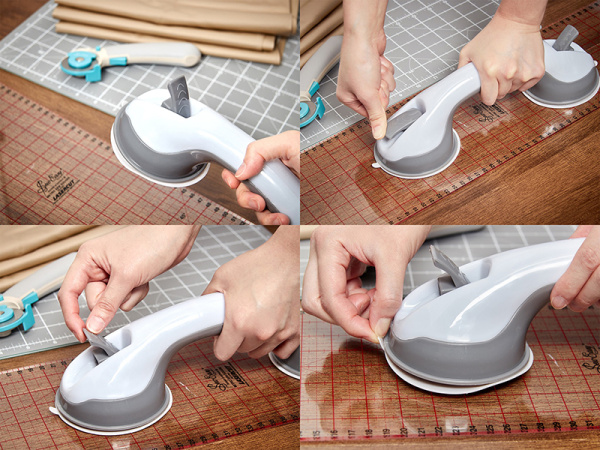 Ручка, для безопасного захвата линейки при шитье. Арт ER902