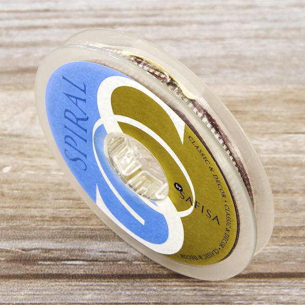 Лента с рисунком клетка SAFISA, 6 мм, 25 м, цвет 30, бордо. Арт 466-06мм-30             