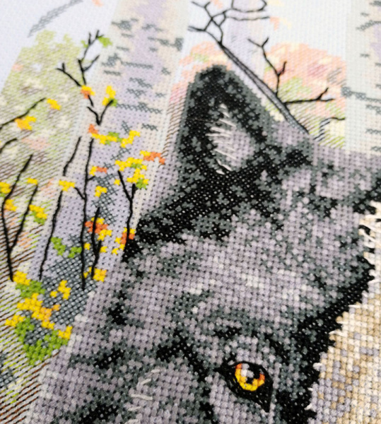 Набор для вышивания  "Волки". Арт 03.014.21