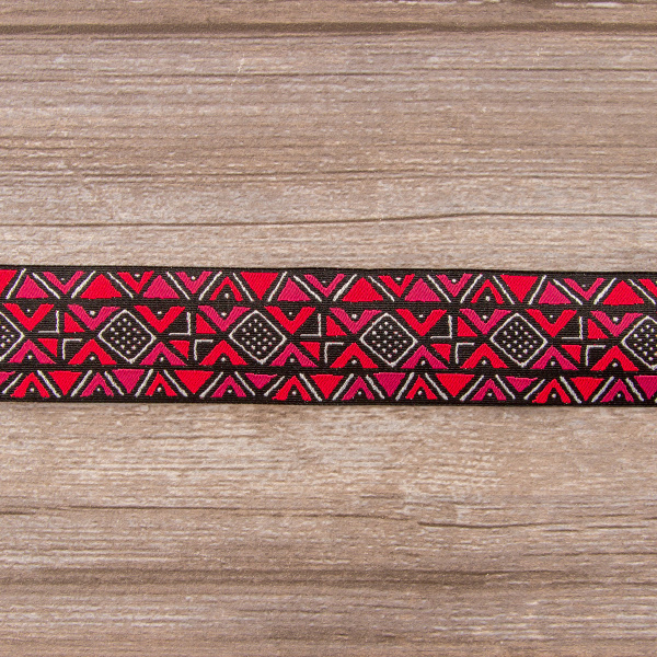 Лента жаккардовая SAFISA, 40 мм, 15 м, цвет 01. Арт 9274-40мм-01