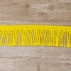 Бахрома витая, 60 мм, цвет лимонно-желтый