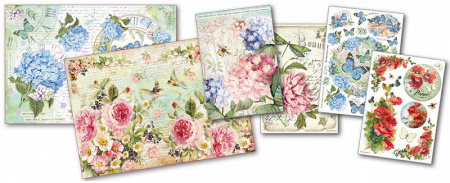 Бумага упаковочная "Дети", рисовая, 48 х 33 см. Арт DFS055                  