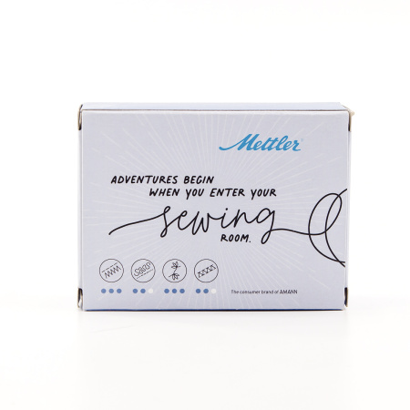 Набор с нитками для джинс DENIM DOC 75, 100 м  в подарочной упаковке, 4 катушки. Арт DE4TERRA-KIT