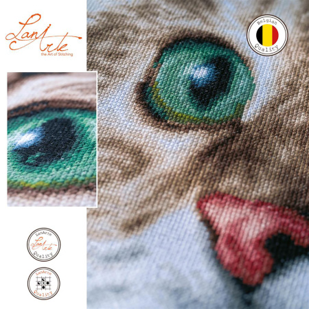 Набор для вышивания "The purrfect stare" . Арт PN-0203542