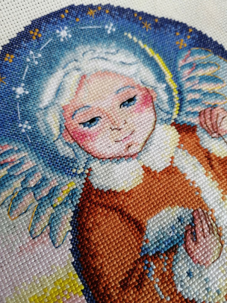 Набор для создания ключницы "Снежный ангел". Арт 22.002.11