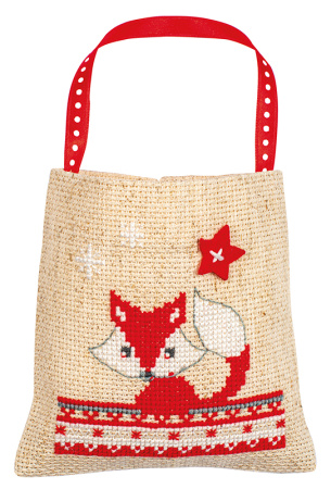 Набор для вышивания мешочка "Рождественские зверушки". Арт PN-0196915