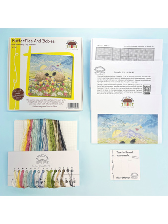 Набор для вышивания "Butterflies And Babies". Арт XLP10