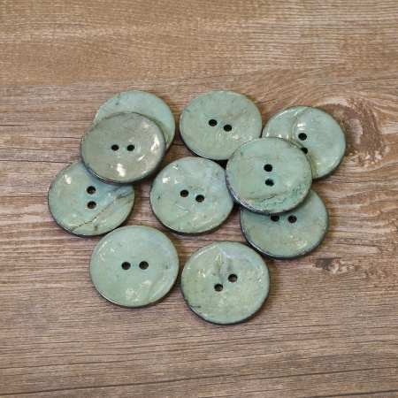 Пуговицы CONCEPT, размер 48, кокос, цвет COL.5 серо-голубой. Арт 1919H-048-COL.5