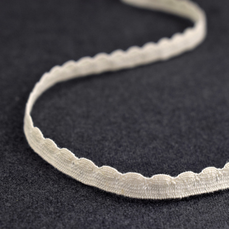 Кант-тесьма, 8 мм, цвет шампань. Арт 2176/72