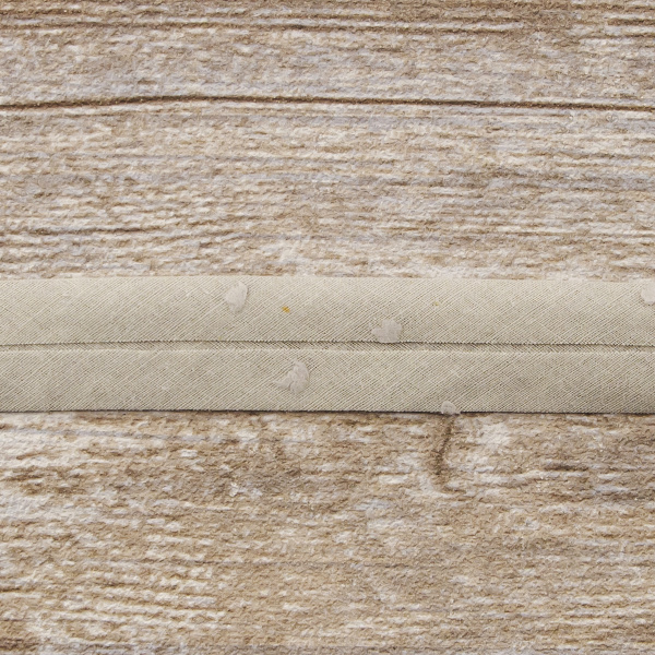 Косая бейка хлопок, 20 мм, 20 м, цвет 27, цвет светло-серый. Арт 6552-20мм-27