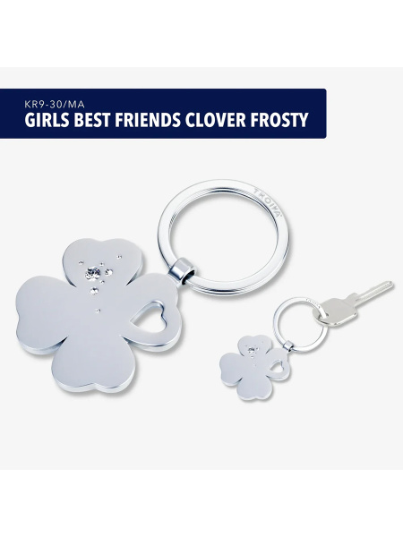 Брелок TROIKA "Клевер". Арт KR9-30/MA