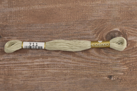 Мулине COSMO однотонный цвет  711       . Арт 25-6/711       