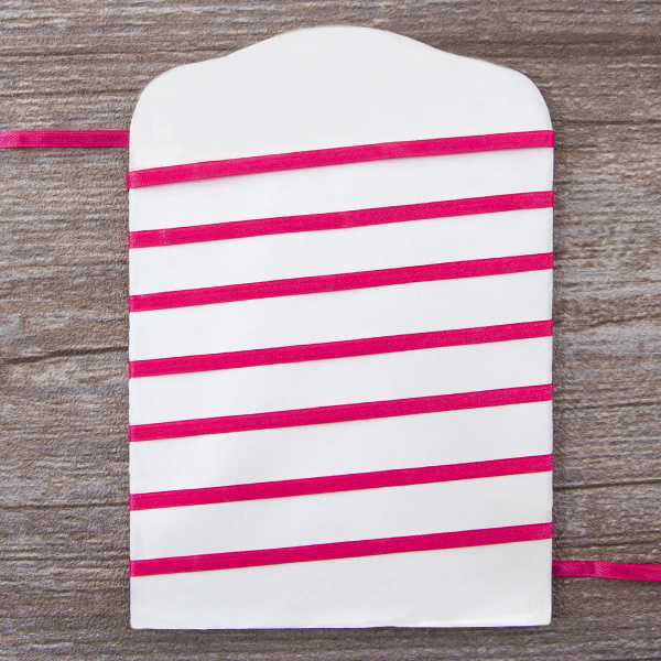 Лента для вышивания SAFISA на блистере, 4 мм, 5 м, цвет 20, малиновый. Арт P111-4мм-20             