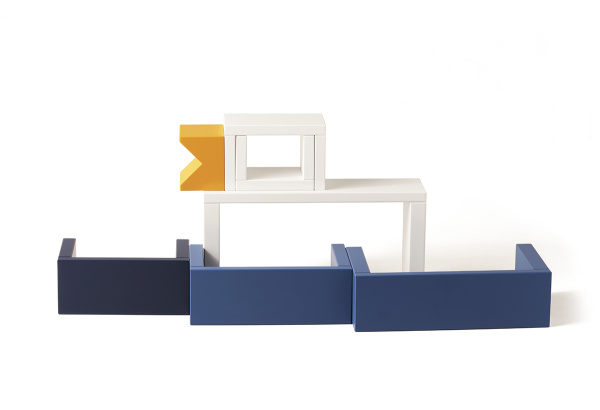 Конструктор дизайнерский NAEF CLASSIC "Corus" 6+, натуральное дерево, цветной, 7 деталей. Арт 9427.1