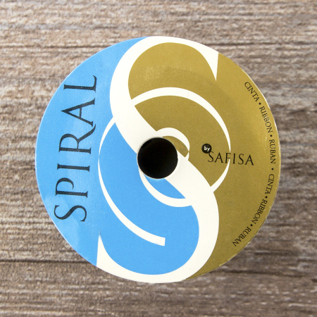 Лента органза SAFISA мини-рулон, 39 мм, 2 м, цвет 01, черный. Арт P00520-39мм-01          