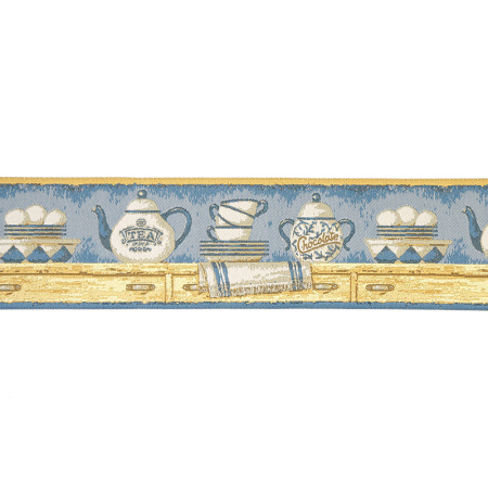 Лента жаккард SAFISA, 50 мм, 15 м, цвет 01. Арт 9211-50мм-01