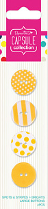 Набор пуговиц Spots & Stripes Brights - Yellow