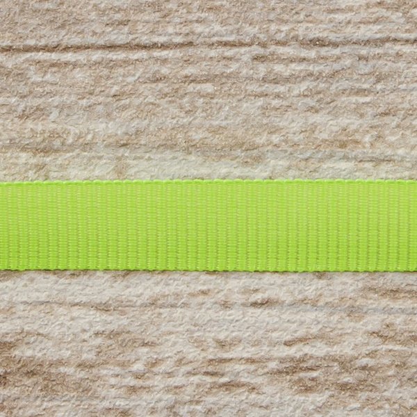 Лента репсовая SAFISA, 10 мм, 25 м, цвет 73 желто-зеленый. Арт 350-10мм-73