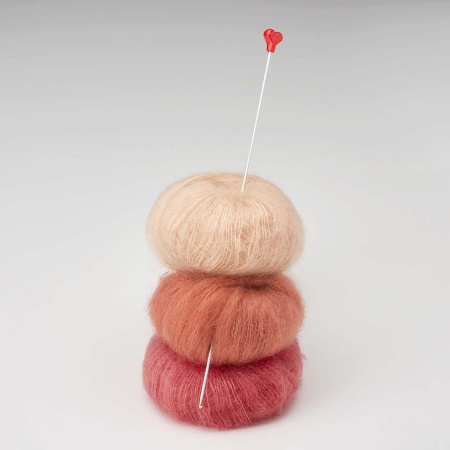 Крючок вязальный,"Тунисский", алюминий addiTun tunesische №4, 30 см. Арт 262-7/4-30