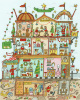 Набор для вышивания "Cut Thru' Christmas Department Store". Арт XCT38