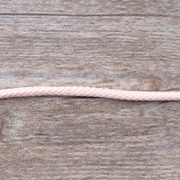 Шнур плетеный SPIRAL ( SAFISA), 4 мм, 25 м, цвет розовый. Арт 25281-4-05