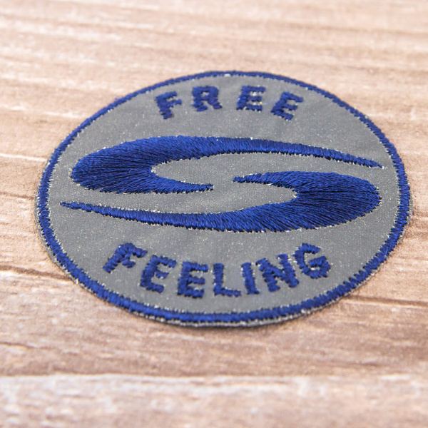 Комплект светоотражающих аппликаций + манжета, "рожица и мяч". Арт 1049RSB                 