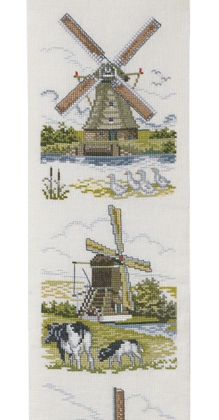 Набор для вышивания "Ветряная мельница, 5 сюжетов". Арт 13-344                  