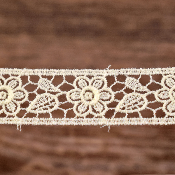 Гипюр, 20 мм, цвет шампань. Арт K049/72