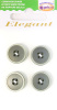 Пуговицы ELEGANT. Арт 14832-15-AB/09/4