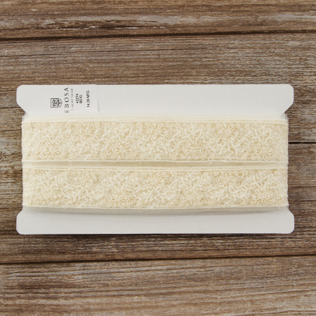 Кружево-вышивка на тюле, 20 мм. Арт 42274/58