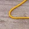 Шнур плетеный SPIRAL ( SAFISA), 4 мм, 25 м, цвет желтый. Арт 25281-4-32
