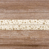 Косая бейка с рисунком SAFISA, арт.6628, 30 мм, 20 м, цвет 01. Арт 6628-30мм-01