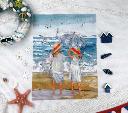 Набор для вышивания "Прогулка у моря". Арт 07.007.13