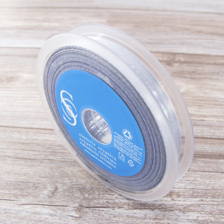 Тесьма киперная SAFISA, 15 мм, 25 м, цвет 27, серый. Арт 30270-15мм-27