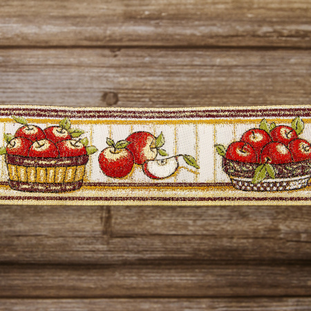 Лента жаккард SAFISA, 50 мм, 15 м, цвет 02. Арт 9217-50мм-02