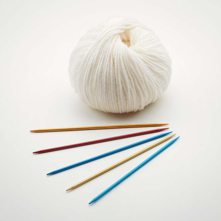 Спицы, чулочные, сверхлегкие addiColibri, №6, 15 см. 5 шт. Арт 204-7/6-15