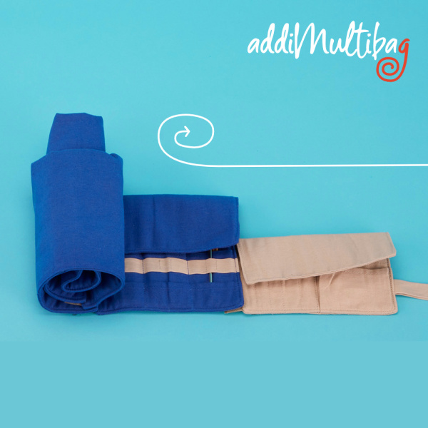 Органайзер addiMultibag для хранения спиц и крючков, текстильный, 90 х 25 см, 4 отделения. Арт 620-2