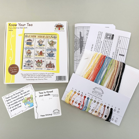 Набор для вышивания "Know Your Tea". Арт XHS16