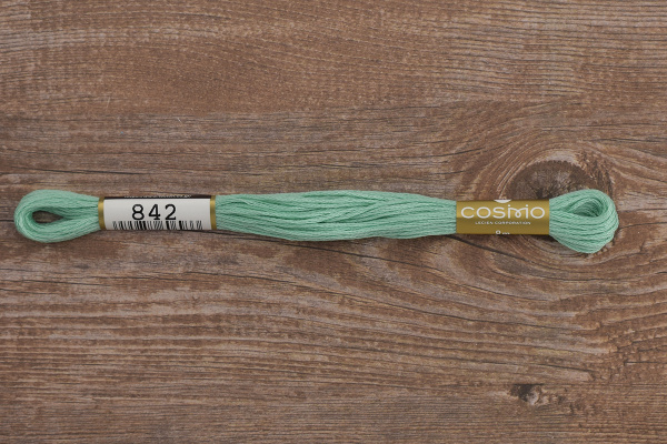 Мулине COSMO однотонный цвет  842       . Арт 25-6/842       