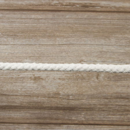 Шнур плетеный SPIRAL ( SAFISA), 10 мм, 25 м, цвет белый. Арт 25279-10-02